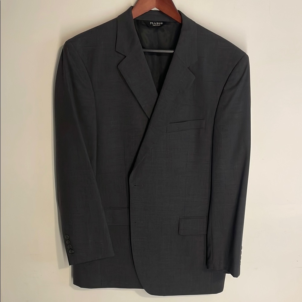 JoS A Bank Dark Grey Sport Coat Classic Elegance